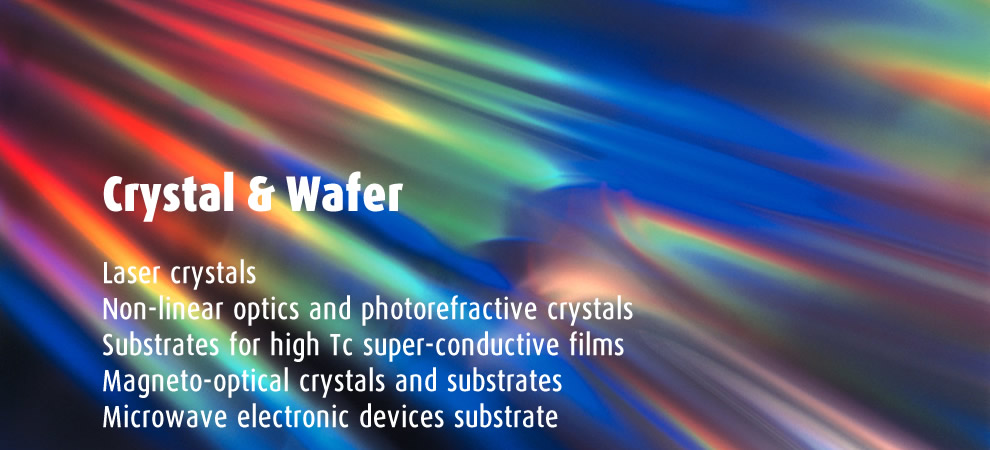 Crystal and wafer